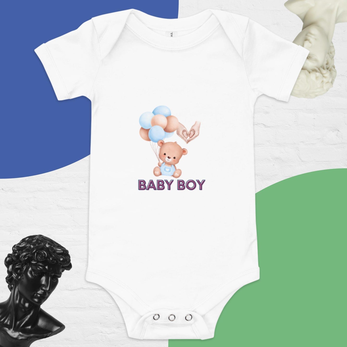Baby Boy Bodysuit By Aloe Wings