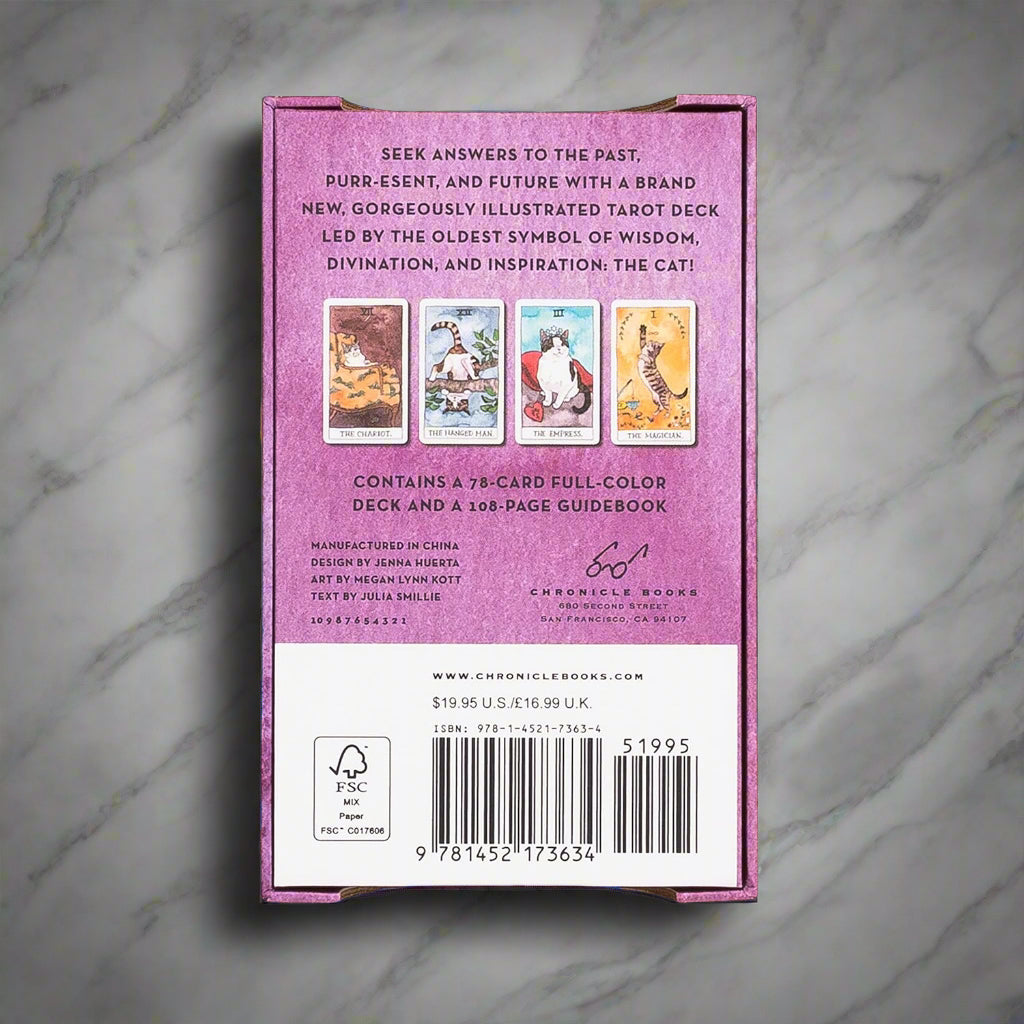Cat Tarot: Guidebook and 78 Cards