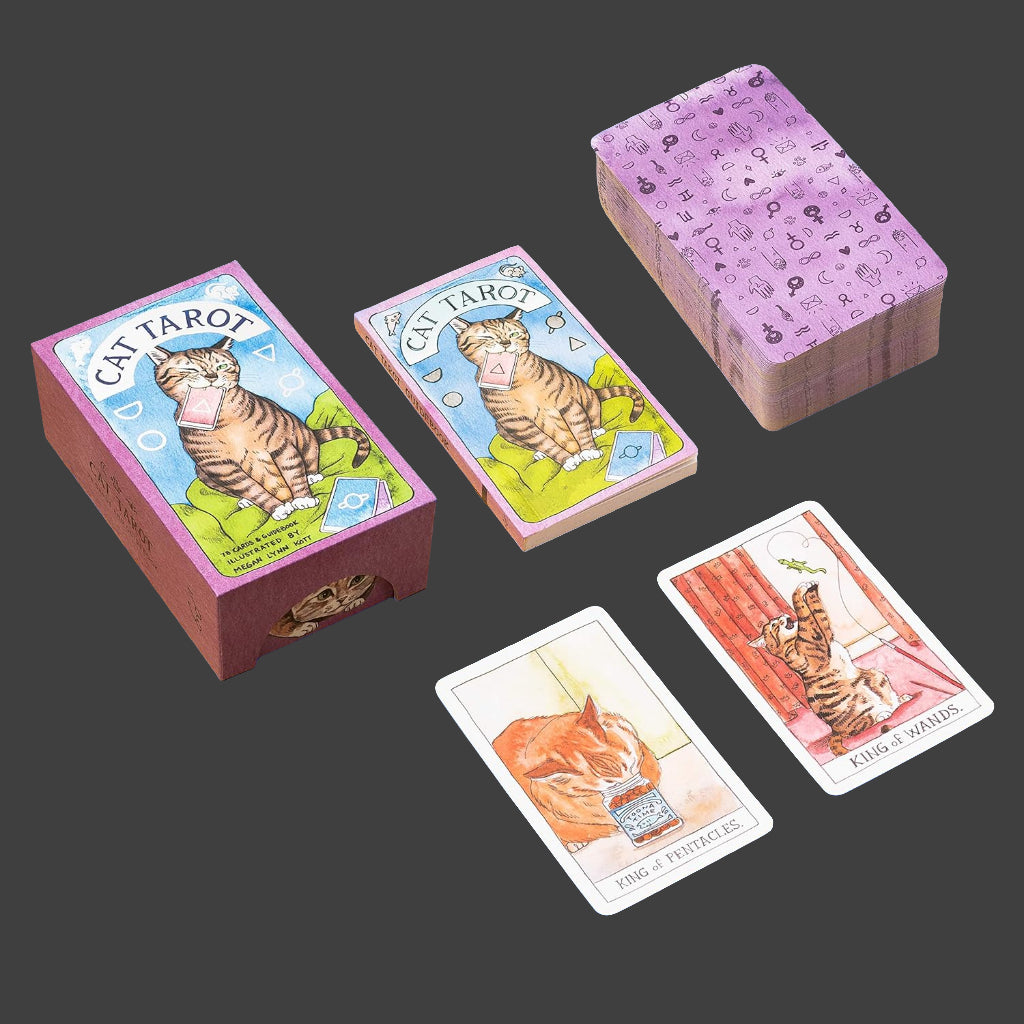 Cat Tarot: Guidebook and 78 Cards