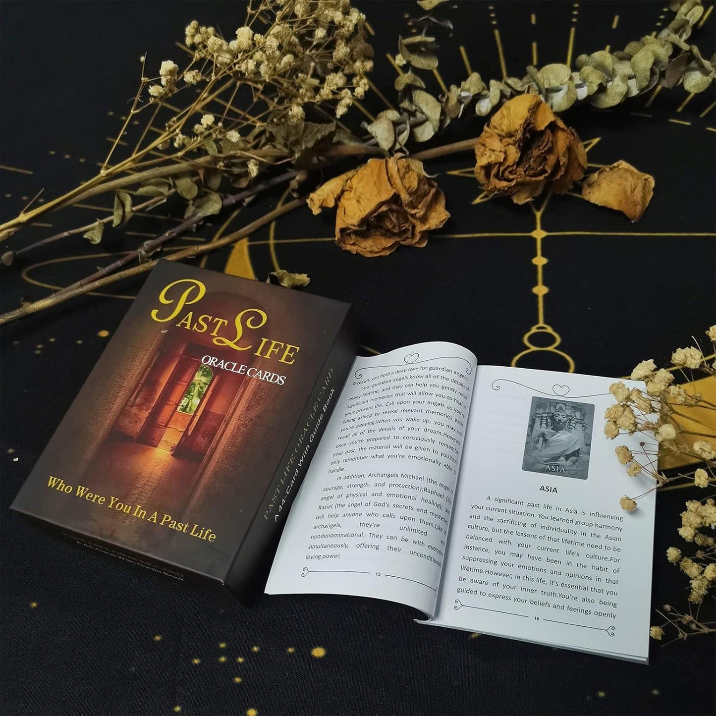 Past Life Oracle Cards with Guidebook
