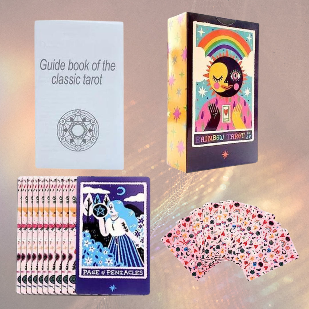Rainbow Tarot Selection: 78 Cards & Guidebook