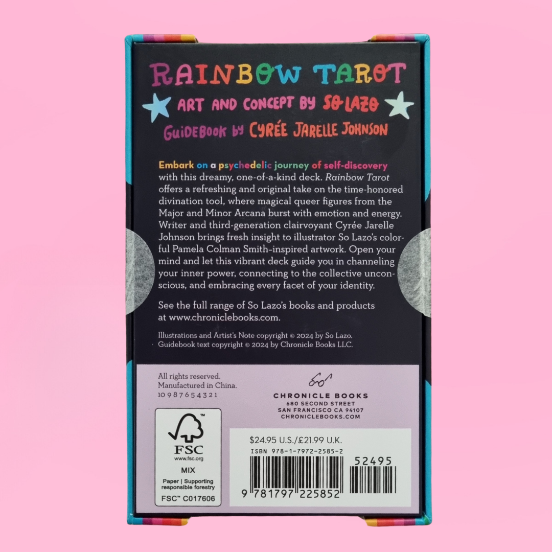Rainbow Tarot Selection: 78 Cards & Guidebook