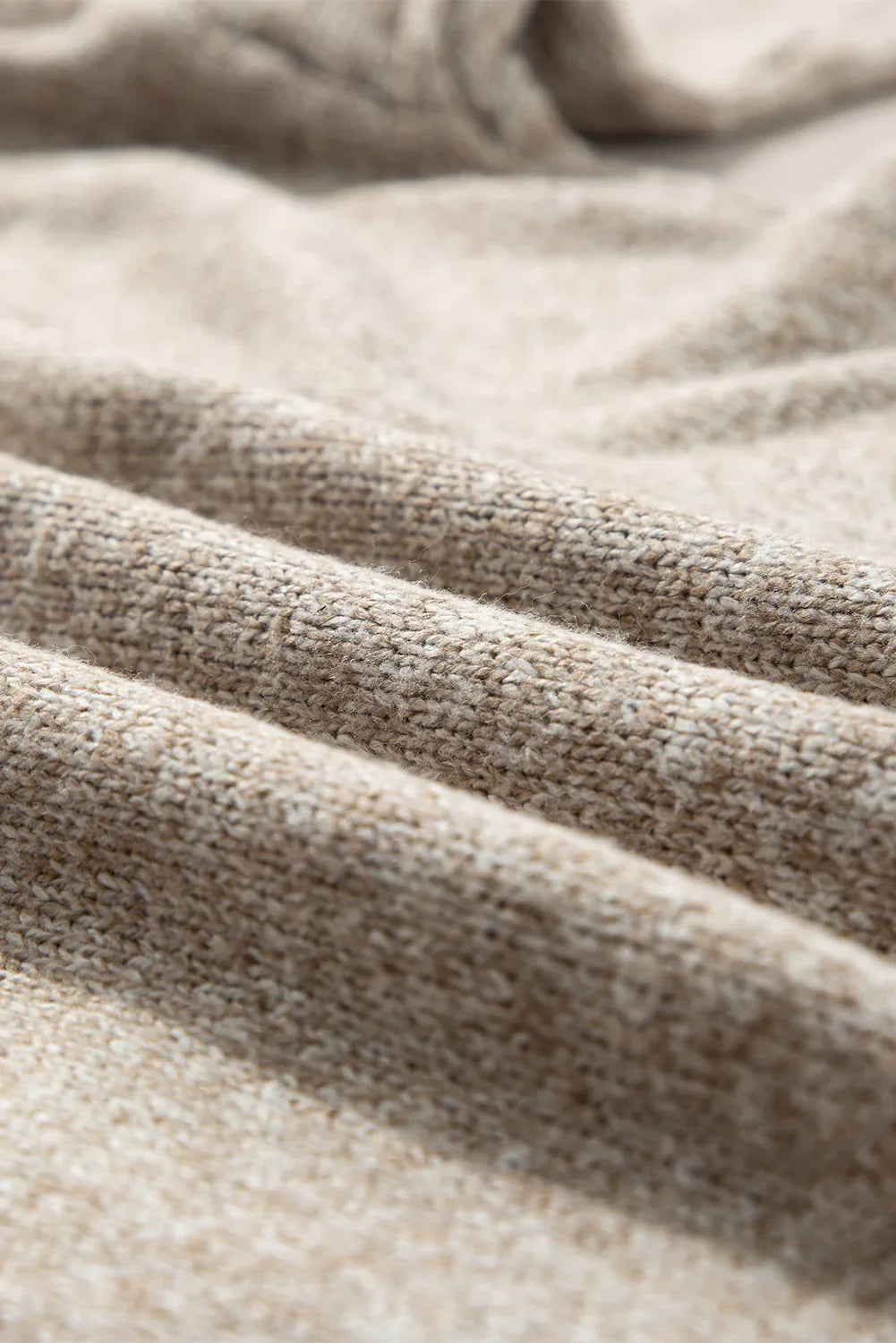 Khaki Stardust Drop Shoulder Sweater