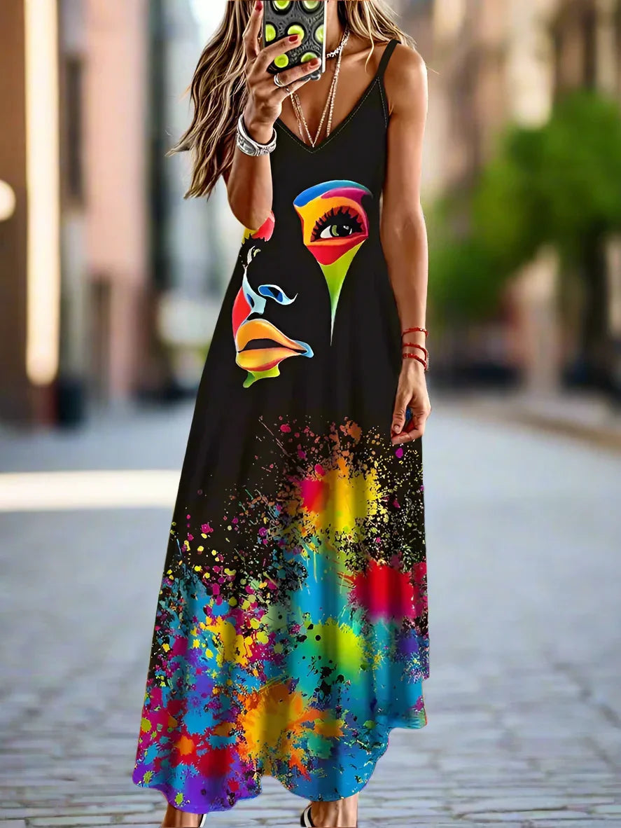 Unkissed & Stunning: Floral V-Neck Dresses