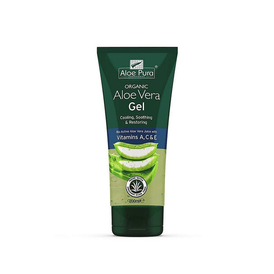 Aloe Pura Aloe Vera Gel with Vit A C & E Soothing & Nourishing for Skin & Hair 200ml/6.76 oz