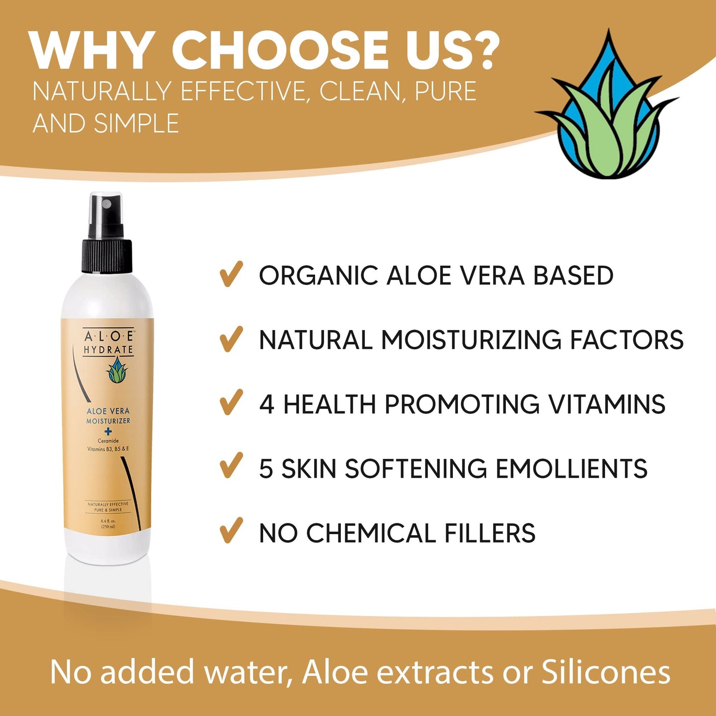 AloeHydrate Body Lotion Spray – Lightweight Hydration with Aloe Vera, Hyaluronic Acid & Ceramides