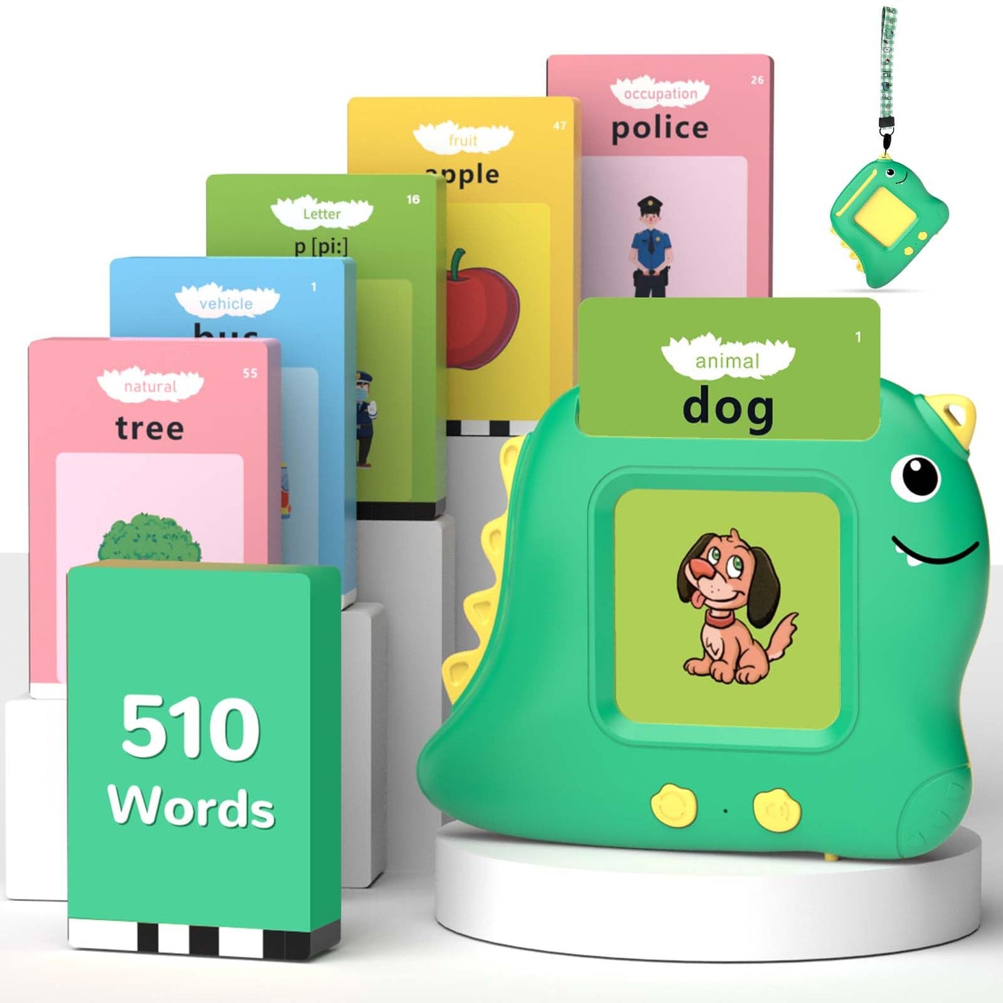 Alotwan Toddler Talking Flash Cards – 510 Sight Words | Montessori Language Learning Toy