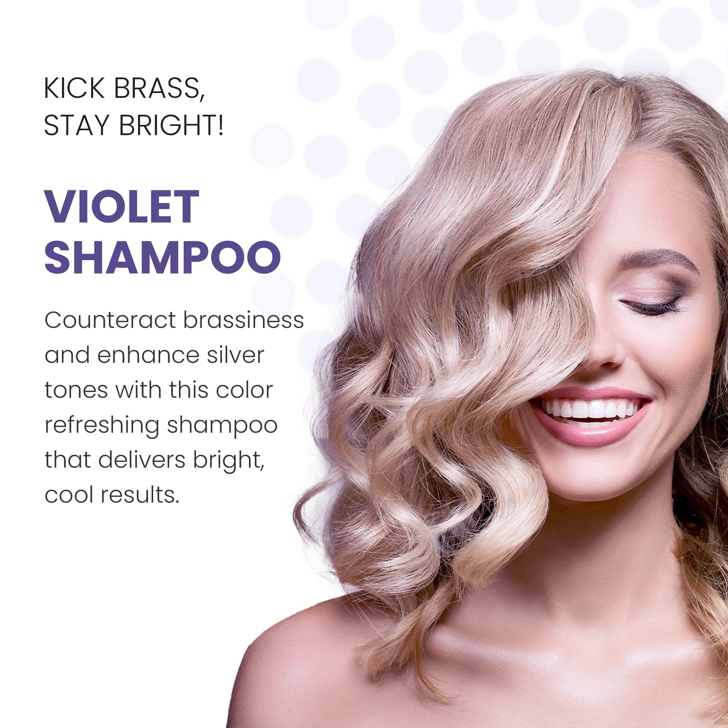 ALOXXI Violet Shampoo for Blonde & Silver Hair – Neutralizes Brassiness & Brightens Tones