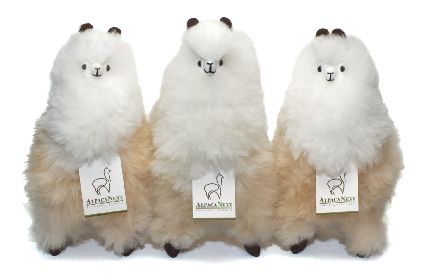 AlpacaNext Alpaca Stuffed Animal - 12 Inch | Handcrafted Peruvian Alpaca Fur Plush
