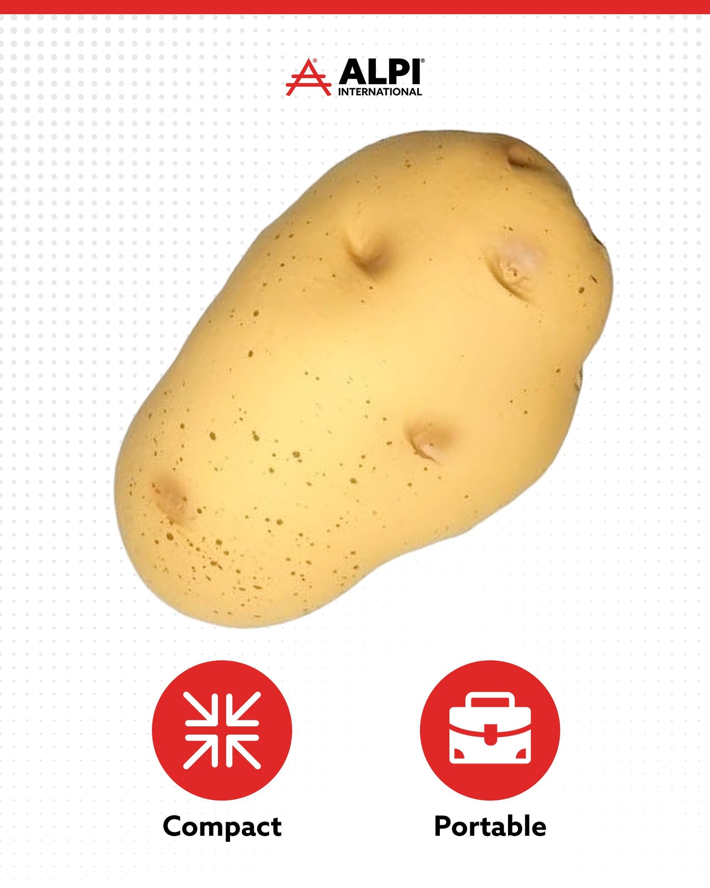 ALPI Potato Squishy Toys – Soft Squeeze Stress Ball for Adults | Funny Home or Office Gift