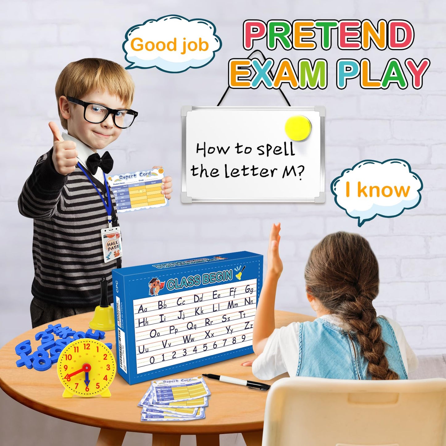 Alritz Pretend Play Teacher Set | Classroom Learning Kit for Kids Aged 5–12