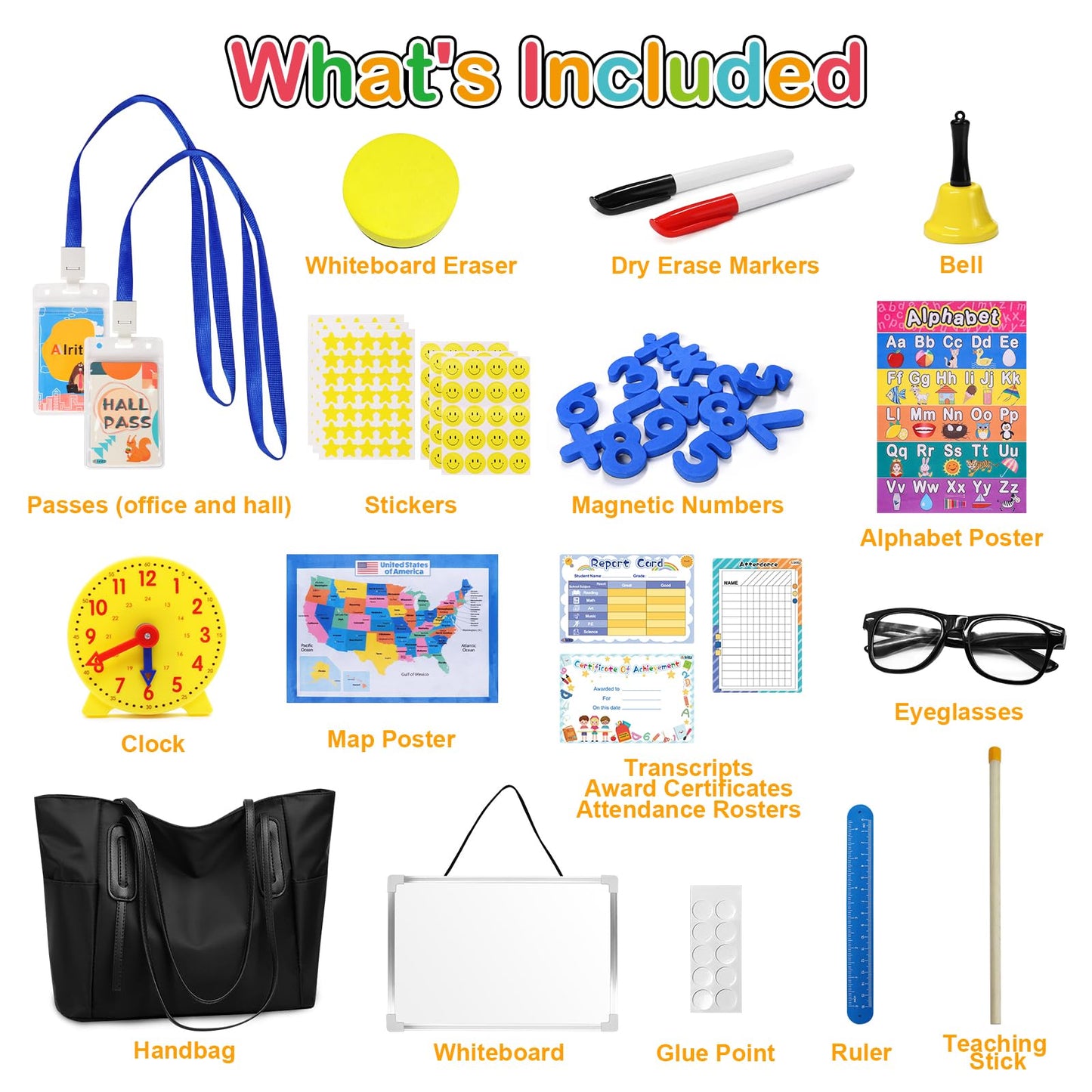 Alritz Pretend Play Teacher Set | Classroom Learning Kit for Kids Aged 5–12
