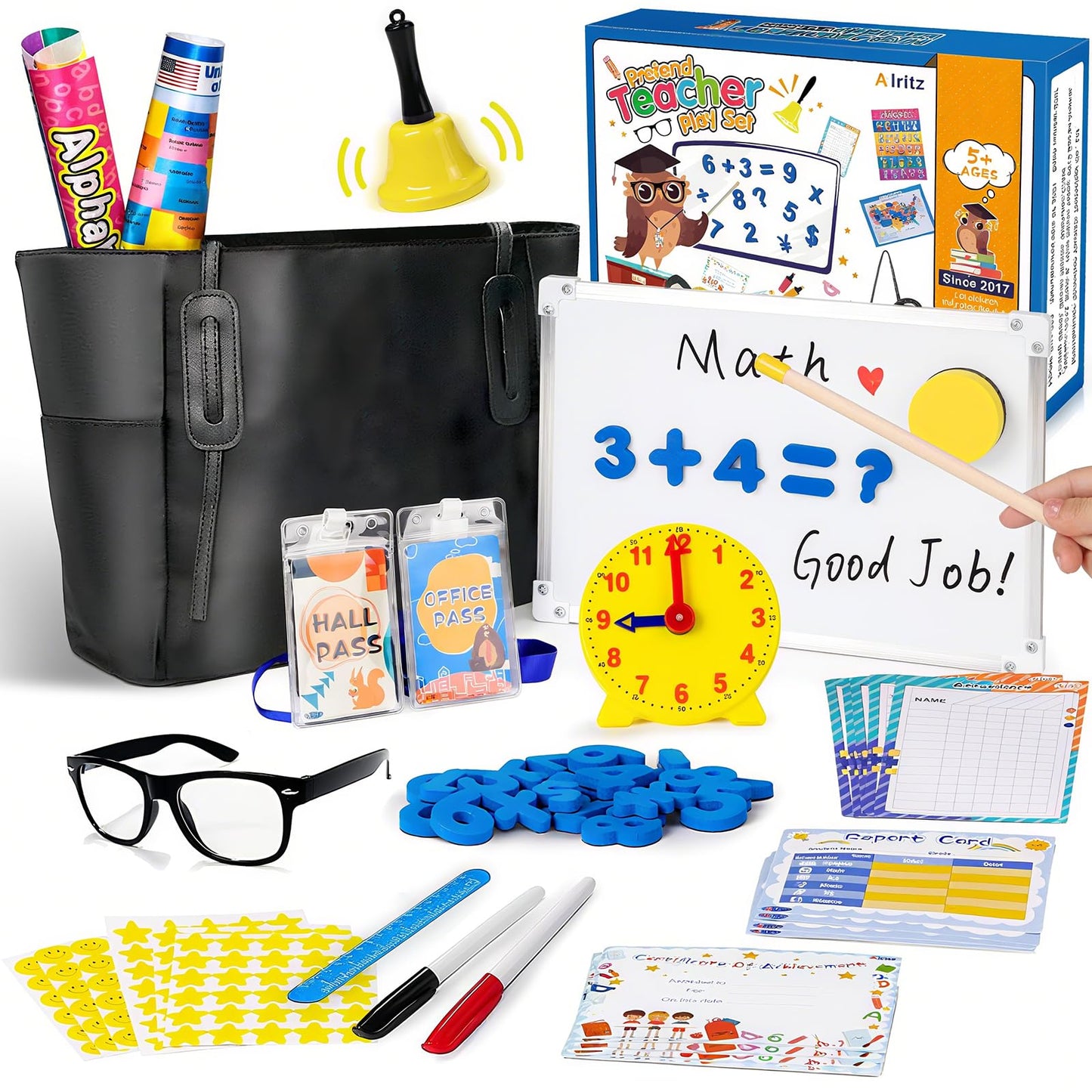 Alritz Pretend Play Teacher Set | Classroom Learning Kit for Kids Aged 5–12