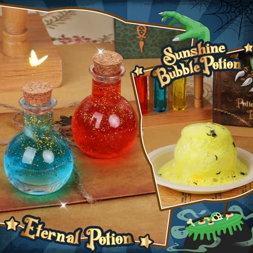 Alritz Science Potion Kits for Kids – 23 Magic Potions & Witches Cauldron