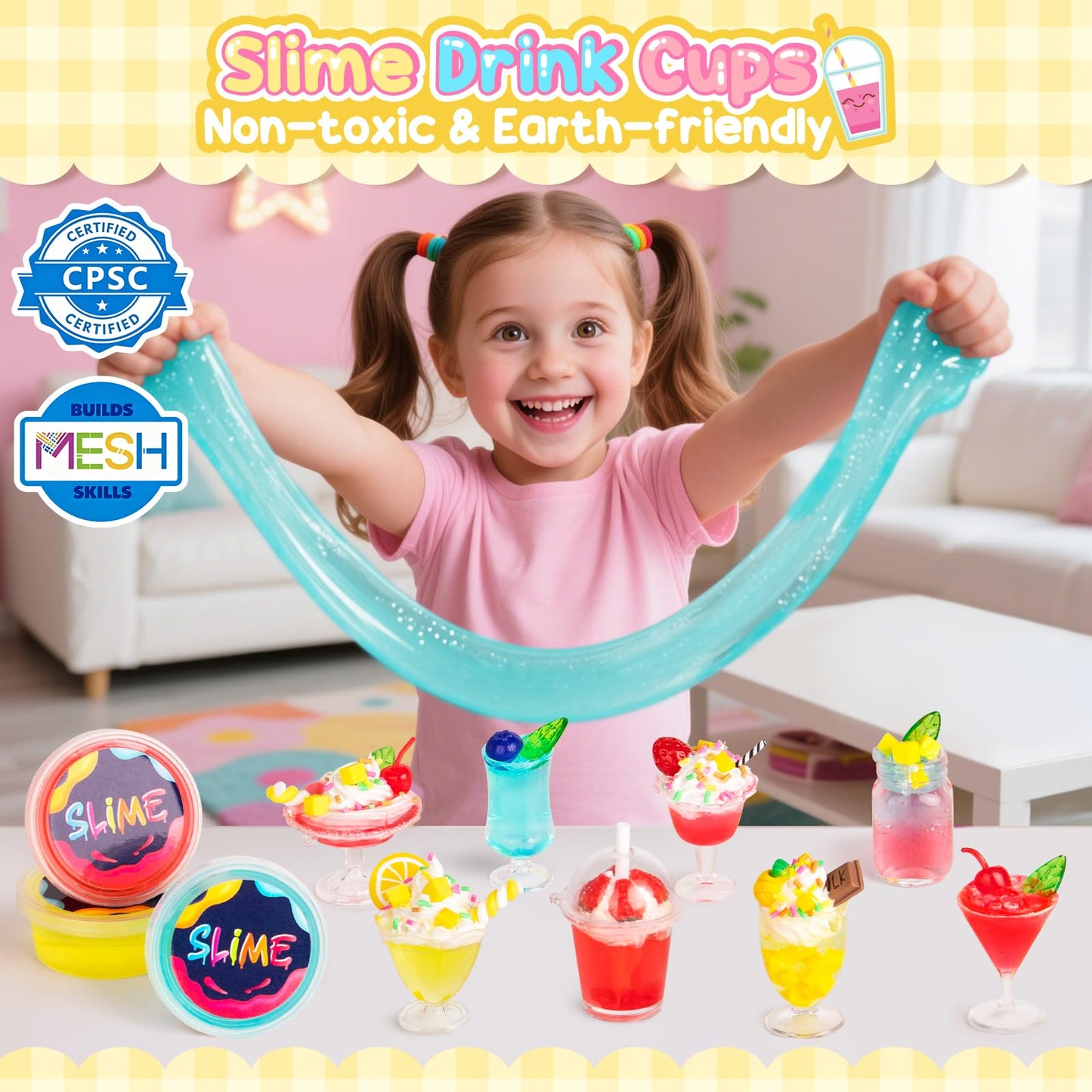 Alritz Miniature Food Toys Set – DIY Desserts & Drinks Craft Kit