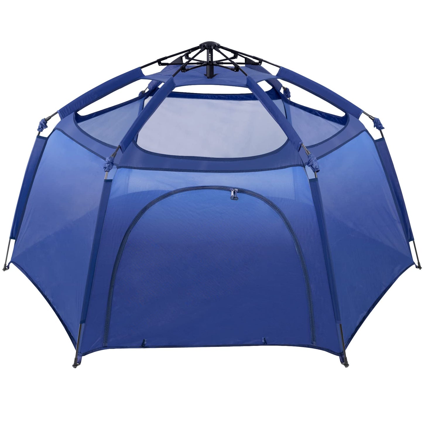 Alvantor Baby Playpen Play Yard 84x84x44 Navy | Pop-Up Foldable Play Tent for Infants