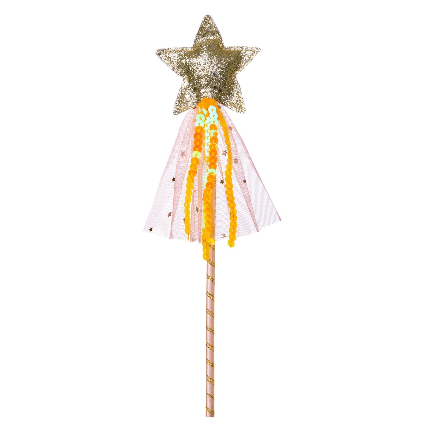 ALVOGIMOR 2-Pack Glitter Star Wand – Pink & Purple Princess Dress-Up Props