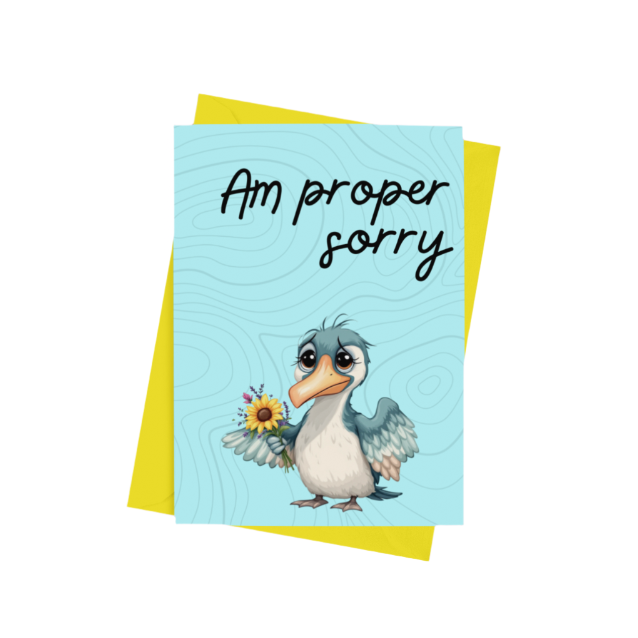 Am Proper Sorry Card