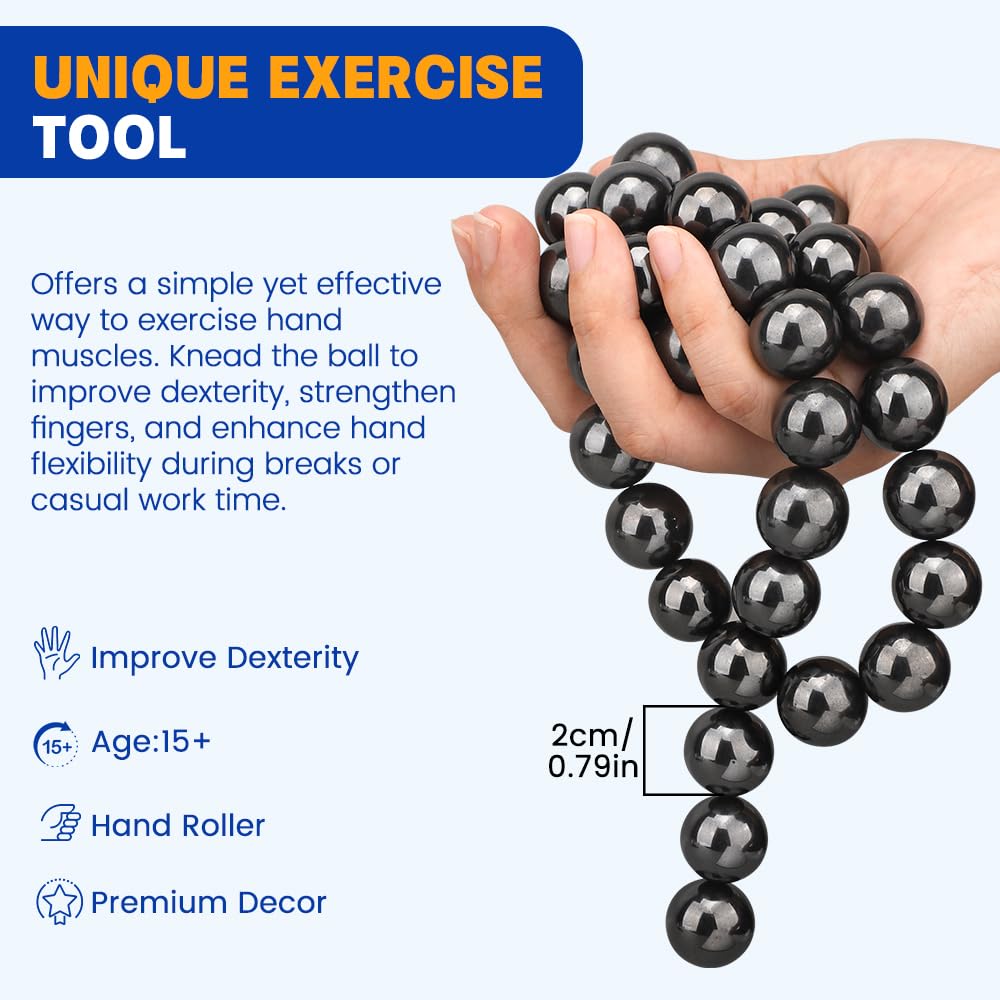 Amarlozn Large Fidget Magnet Toy for Adults | 21-Piece Magnetic Desk Set