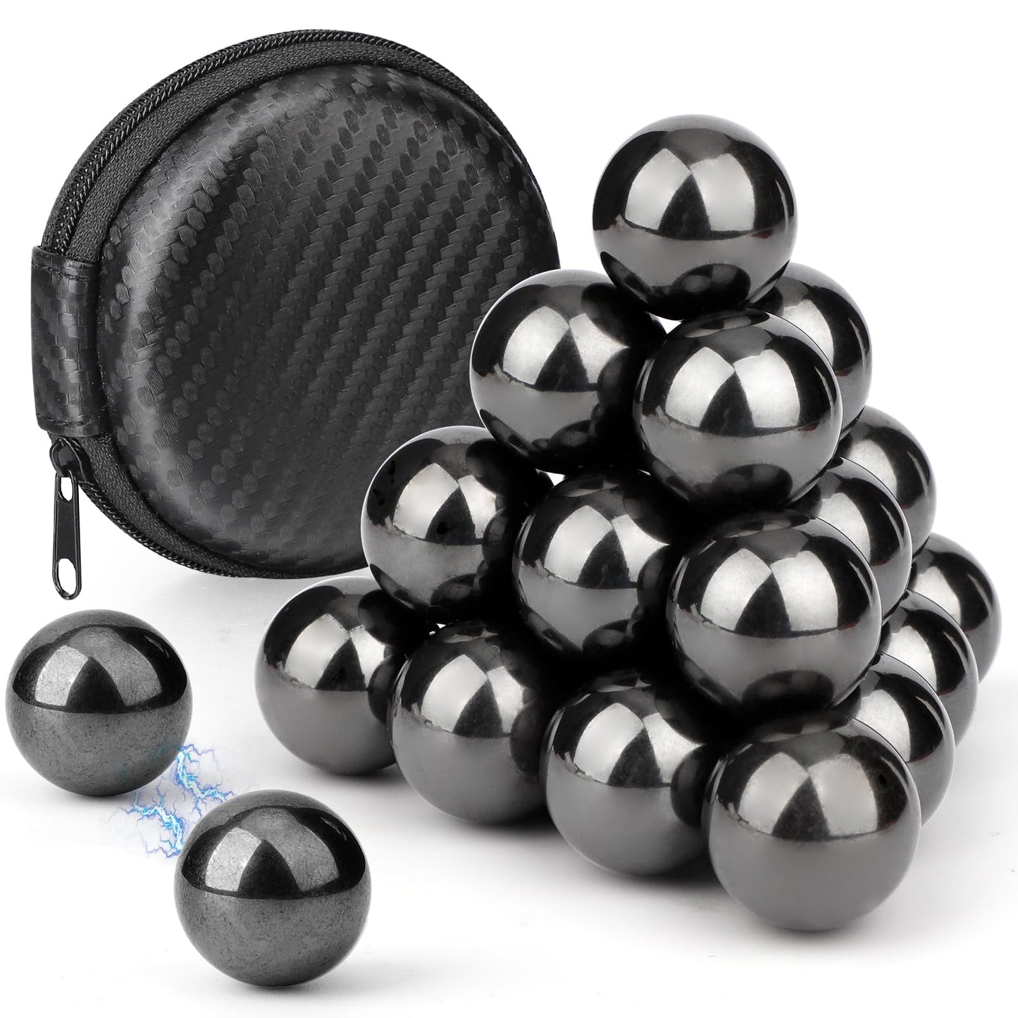 Amarlozn Large Fidget Magnet Toy for Adults | 21-Piece Magnetic Desk Set