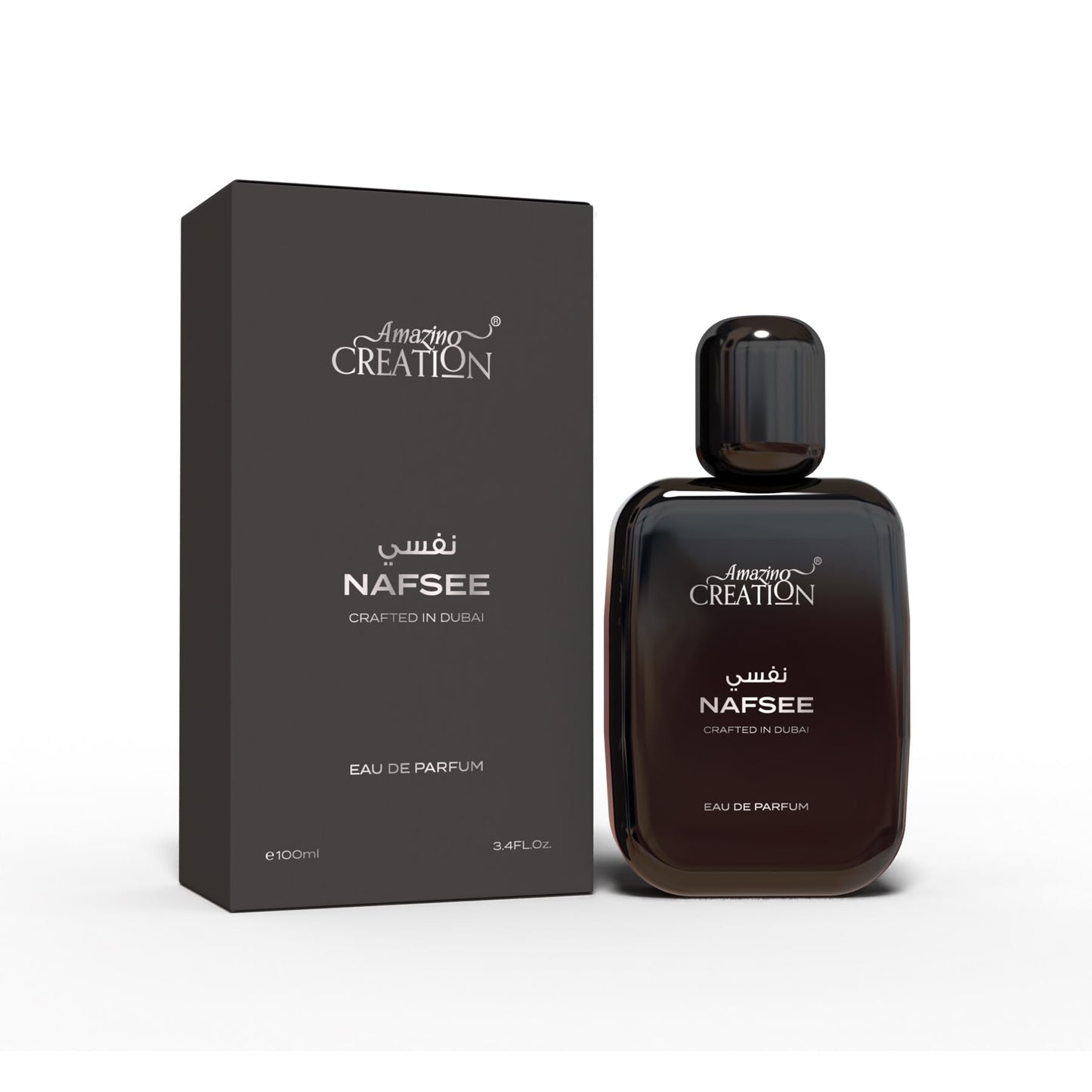 Amazing Creation Nafsee Eau de Parfum for Men – Woody Floral Aromatic 100ml