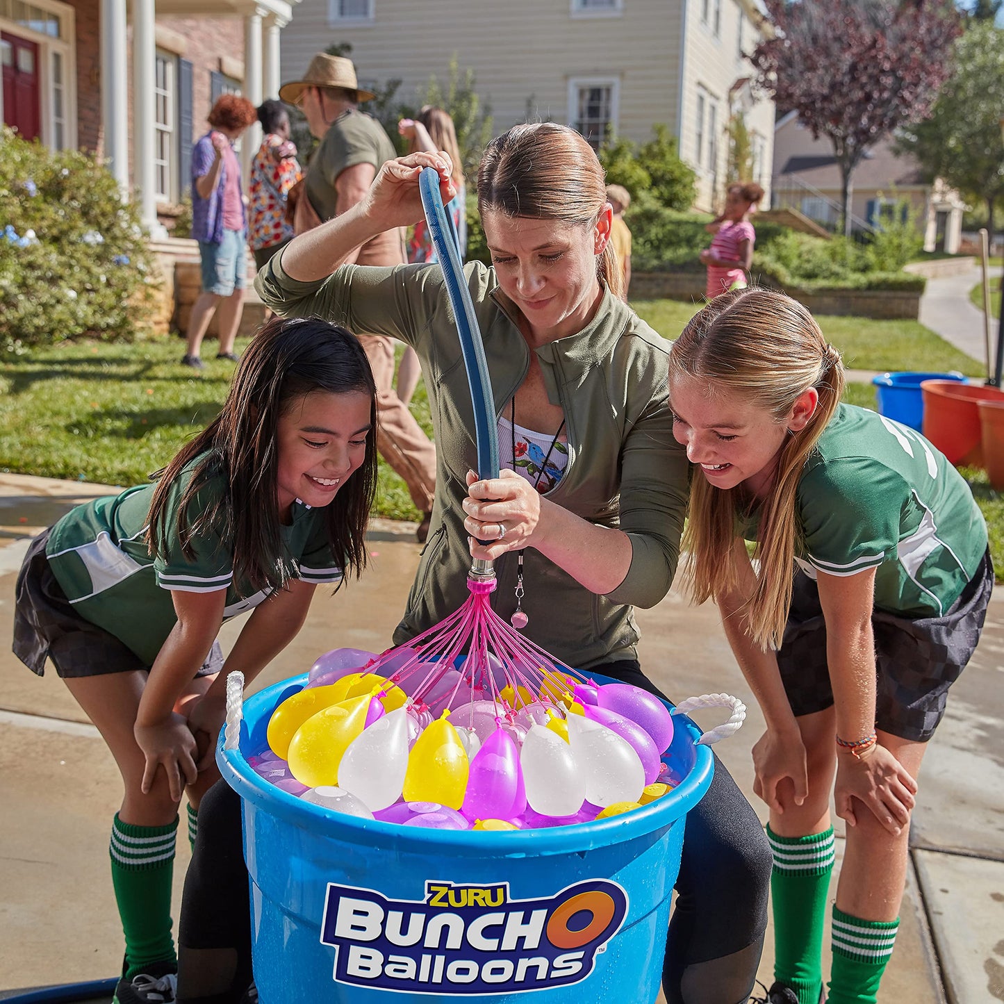 Bunch O Balloons Crazy Color by ZURU – 200+ Rapid-Filling Self-Sealing Water Balloons (6 Pack)
