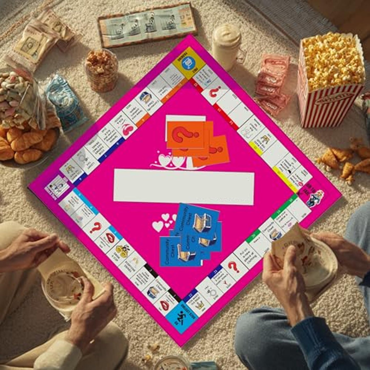 Amerbe Couple Opoly – Romantic Adult Board Game for Valentine’s Day & Date Nights