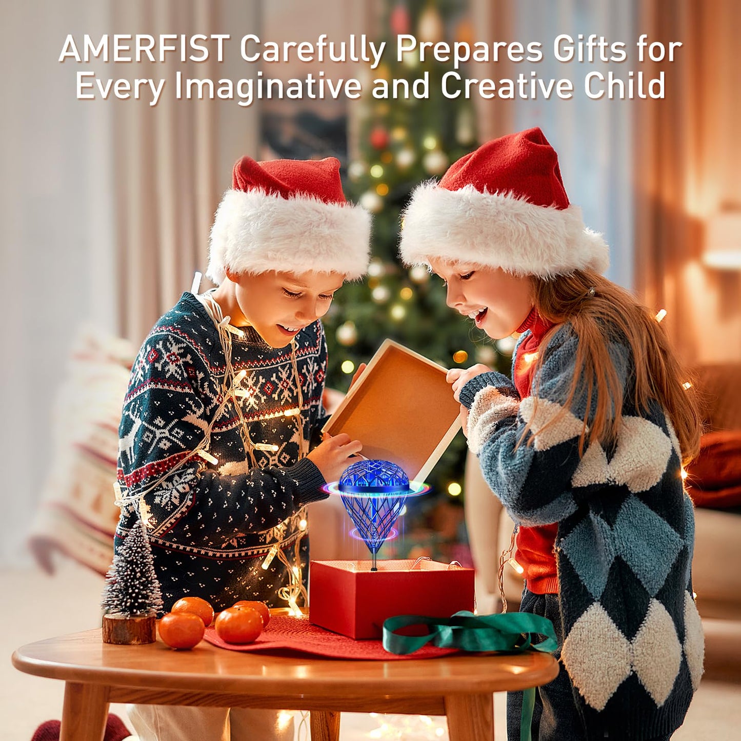 AMERFIST Flying Toy with AI Motion Control – Bounce, Flip & Flight for Creative Play