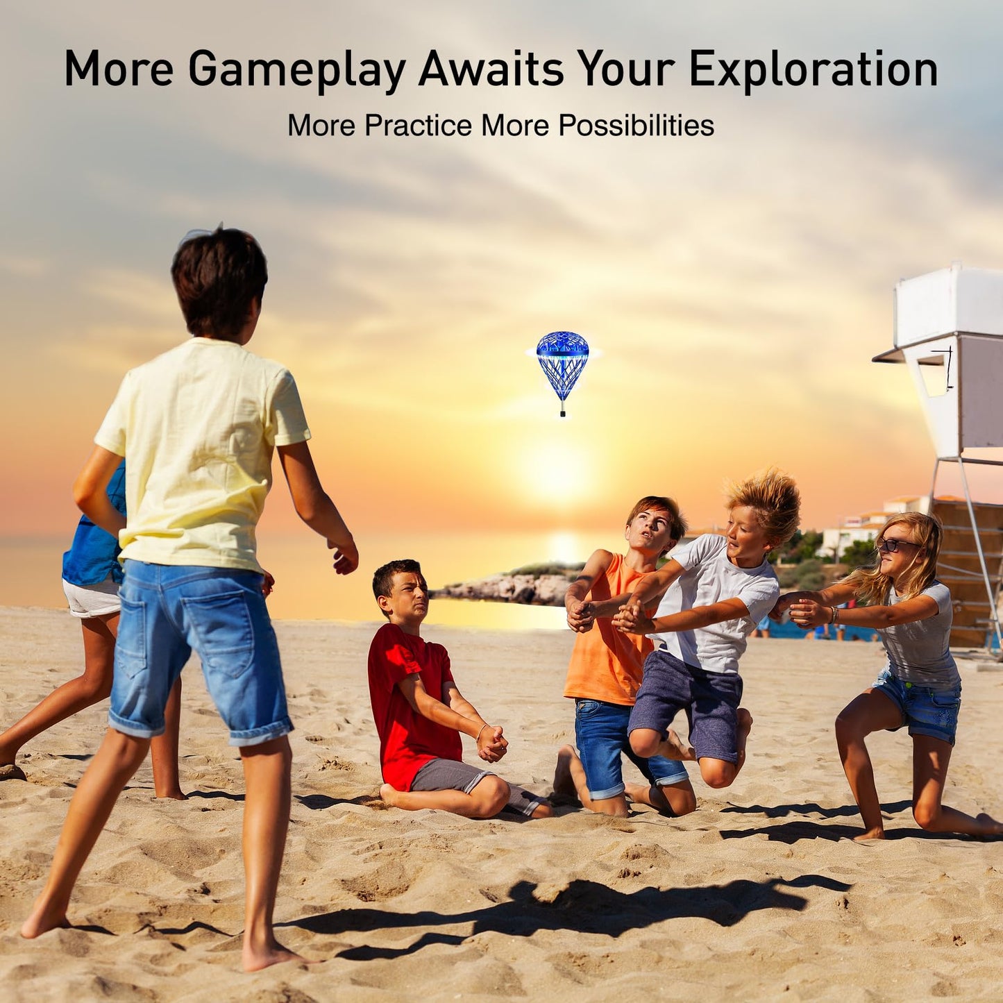 AMERFIST Flying Toy with AI Motion Control – Bounce, Flip & Flight for Creative Play