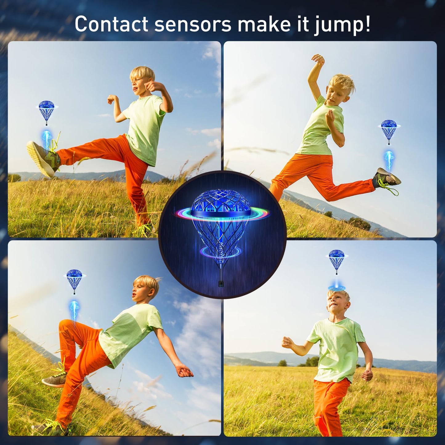 AMERFIST Flying Toy with AI Motion Control – Bounce, Flip & Flight for Creative Play