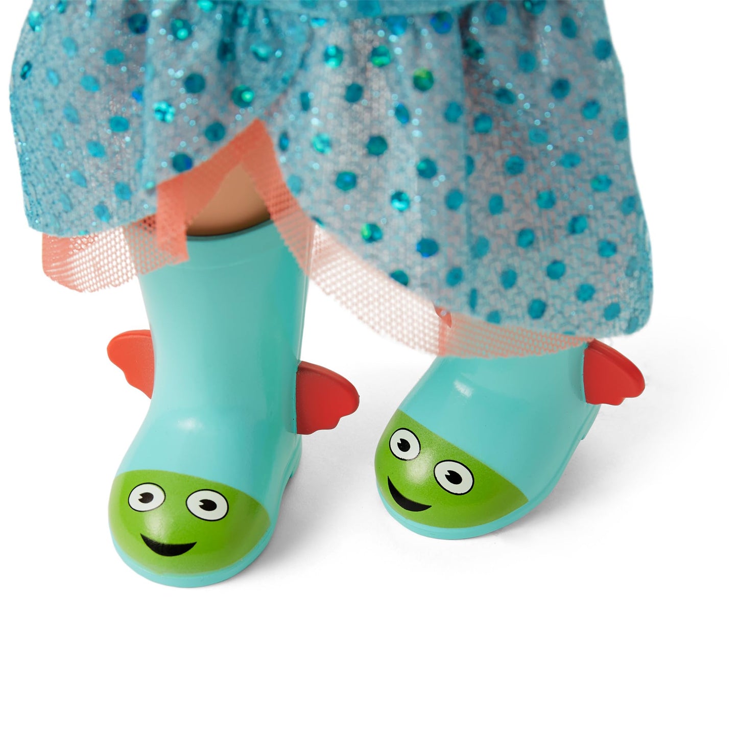 American Girl WellieWishers Camille Doll 14.5-Inch — Blue Leotard, Mermaid Skirt, Headband & Boots