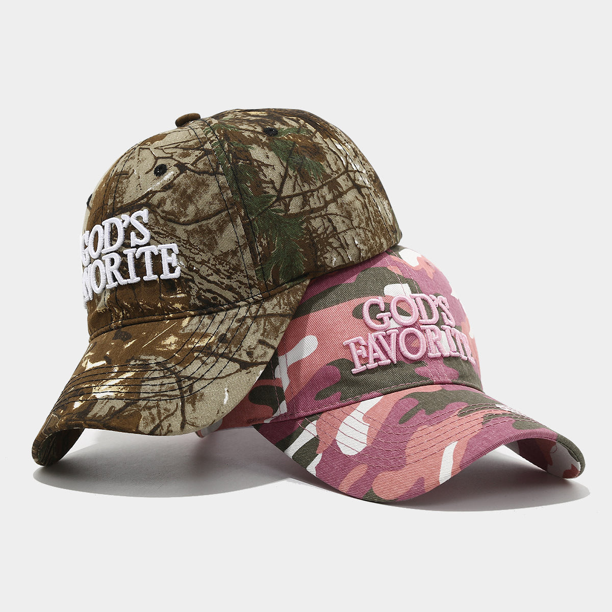American Retro Baseball Cap, Outdoor Jungle Camouflage Distressed Hat