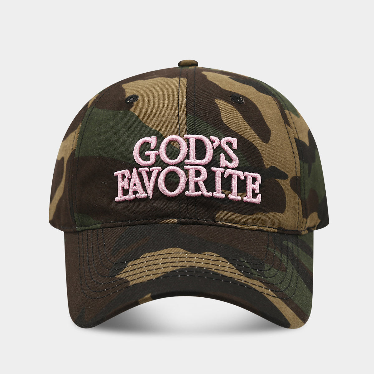 American Retro Baseball Cap, Outdoor Jungle Camouflage Distressed Hat