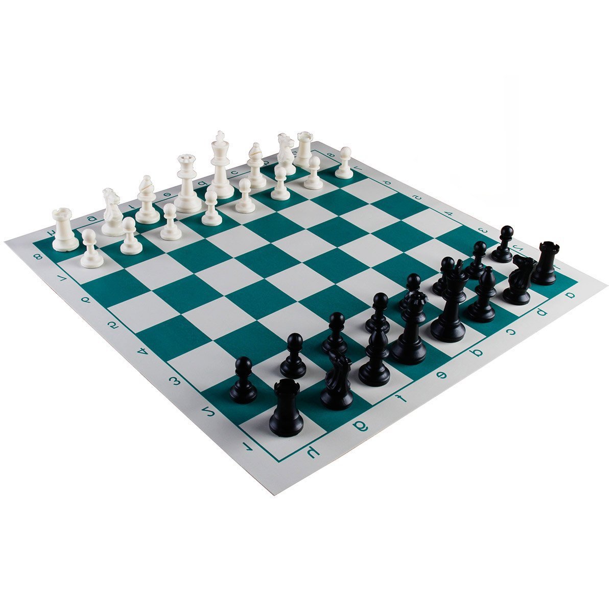 Amerous Chess Set 17x17 Roll-Up Travel Chess — Portable for Beginners & Kids