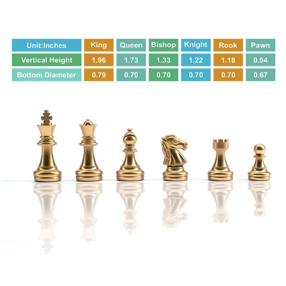 AMEROUS 10'' Magnetic Travel Chess Set – Portable Folding Board with Gold & Silver Pieces, 2 Extra Queens