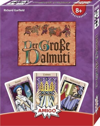 AMIGO 6920 The Great Dalmuti Card Game – Quick Round Social Card Game for 4–8 Players
