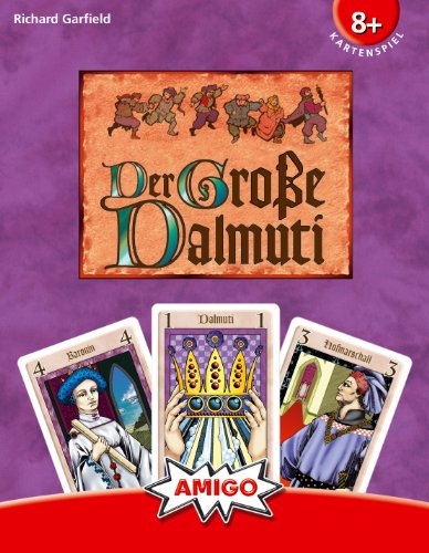 AMIGO 6920 The Great Dalmuti Card Game – Quick Round Social Card Game for 4–8 Players
