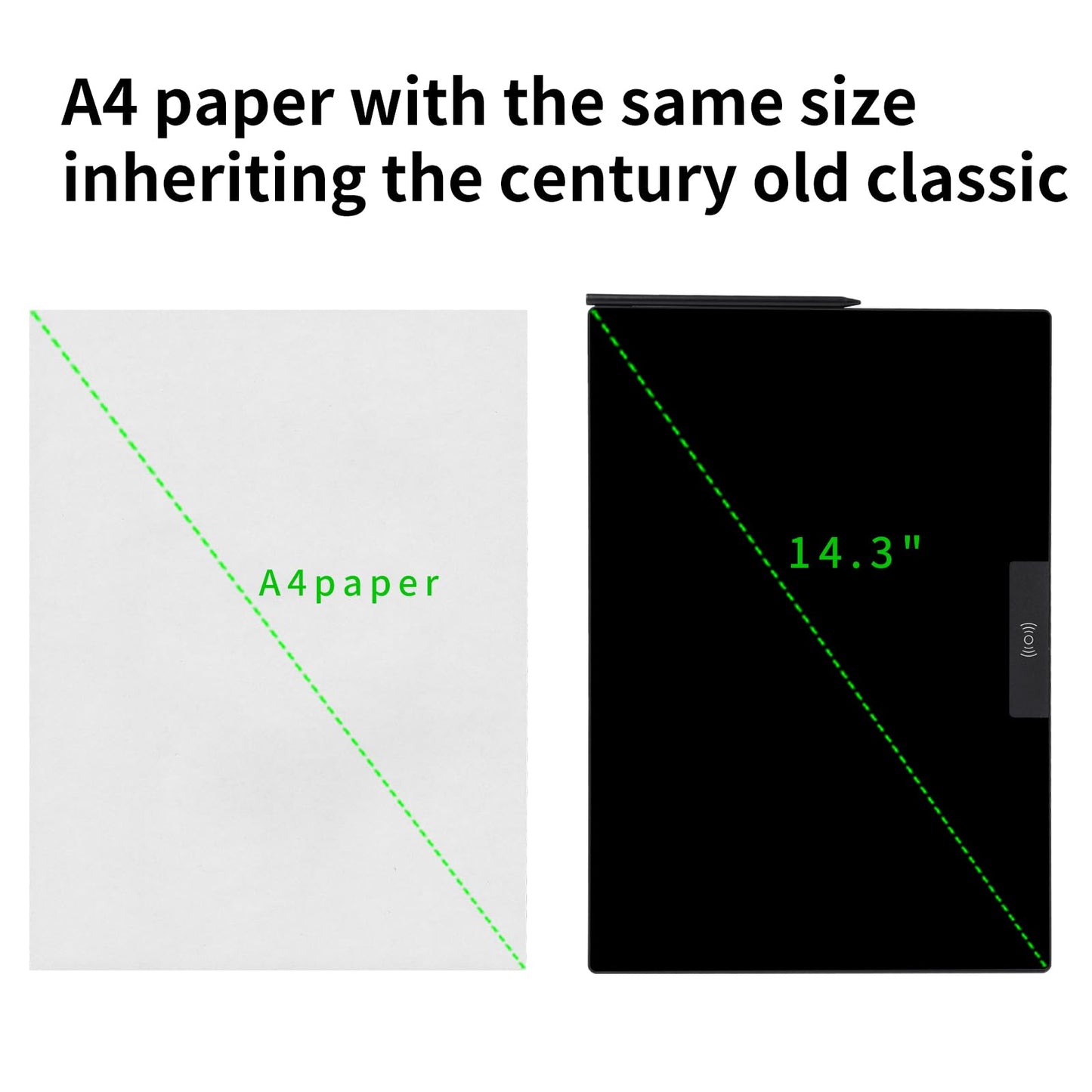 Amoretti Sonnet 14.3-Inch Writing Tablet | Ultra-Slim LCD Notepad