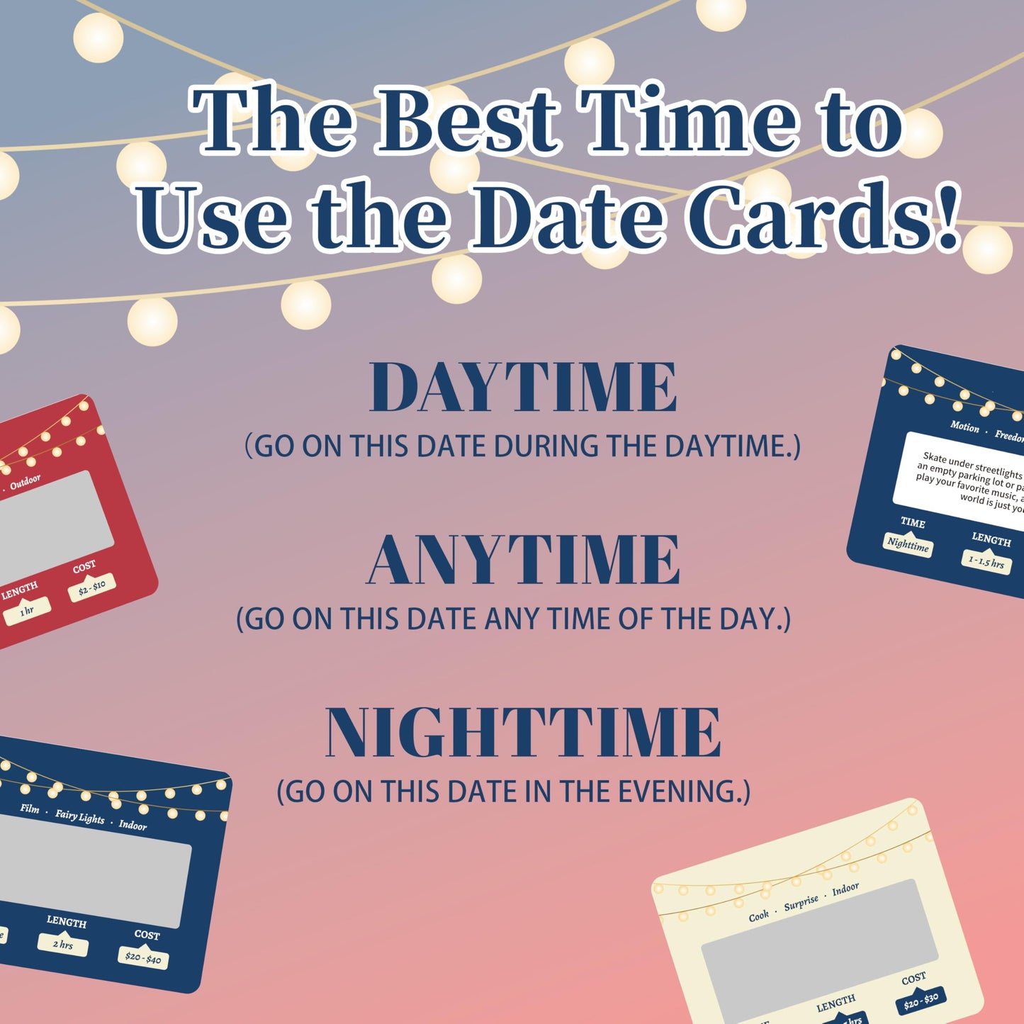 Amoroud 40 Scratch-Off Date Night Cards | Fun Couple Gift for Lovers, Valentines & Anniversaries