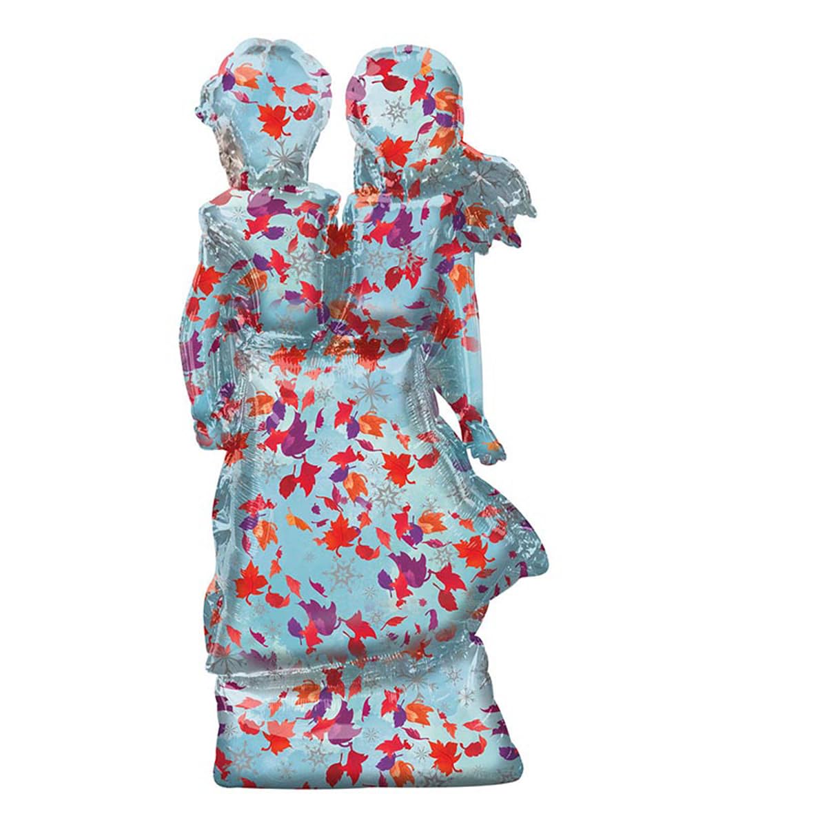 Amscan 4039201 Foil Balloon Airwalker – Frozen 2 Elsa, Anna & Olaf