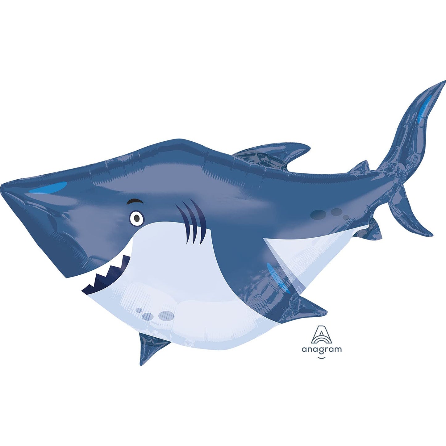 Amscan 40-inch Ocean Buddies Shark Balloon – Ocean-Themed Party Decor