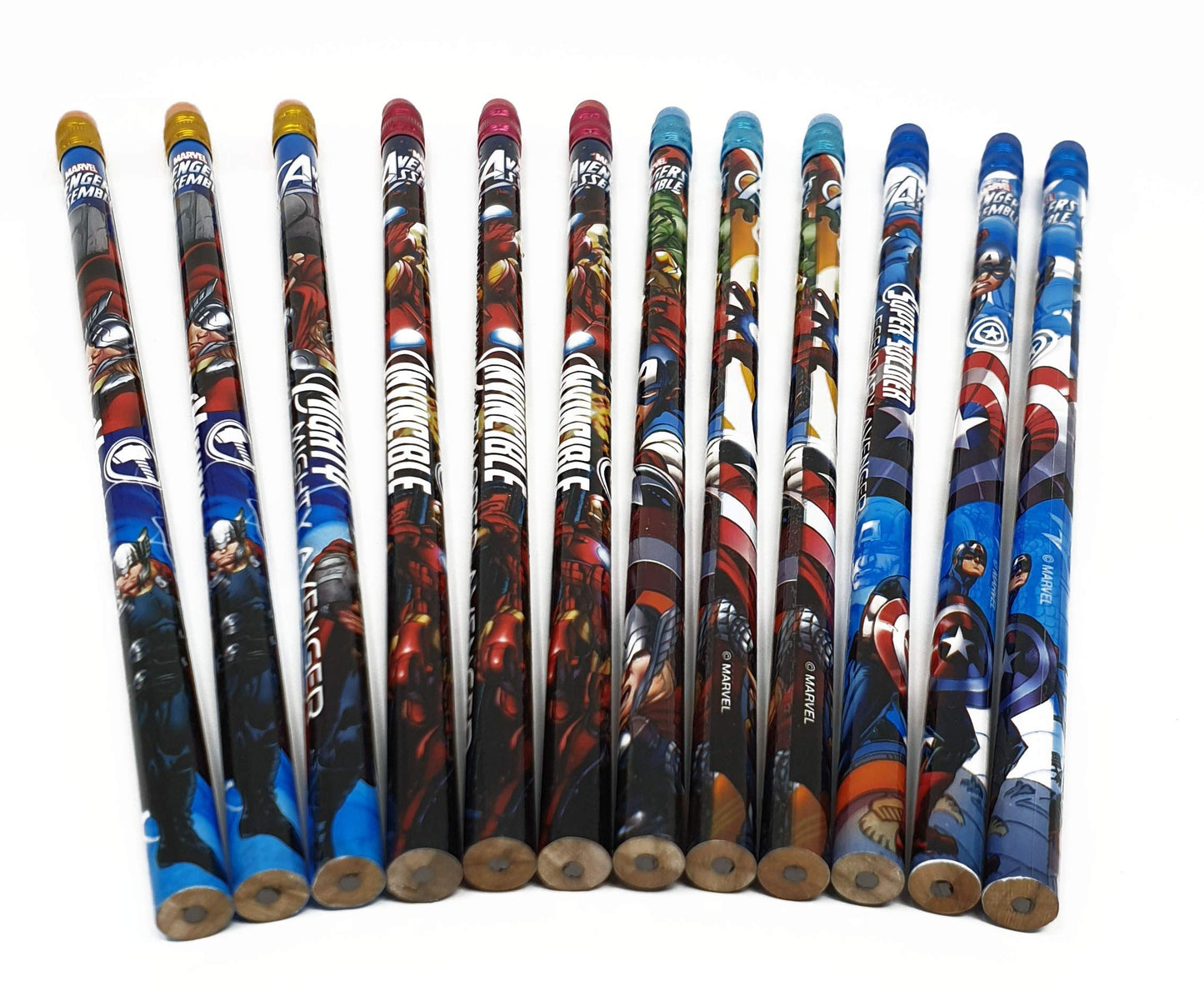 Amscan Avengers Pencils 12-Piece Multicolor Set 2 Pack