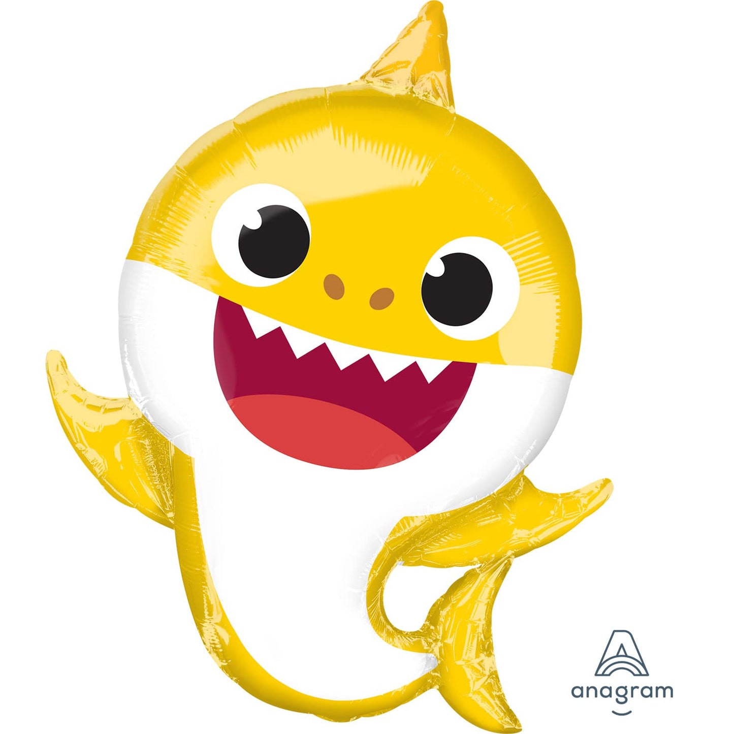 Amscan Baby Shark SuperShape XL Balloon – 26in Uninflated Party Balloon
