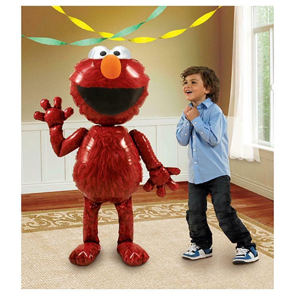 Amscan Mayflower Elmo AirWalker 54in Foil Balloon - Red Supersize | Party Decor
