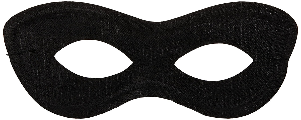 Amscan Game Ready Team Spirit Mask – Black Fabric Eye Mask for Parties & Cosplay | One Size