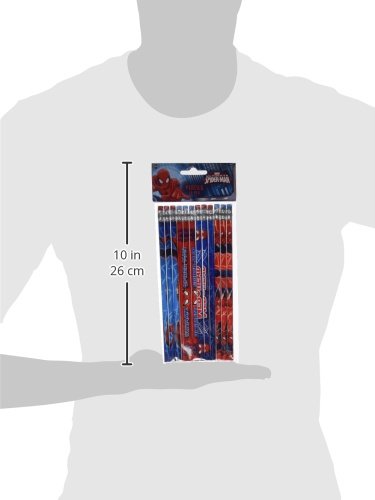 Amscan 12-Piece Spider-Man Pencils – Multicolored Party Favors