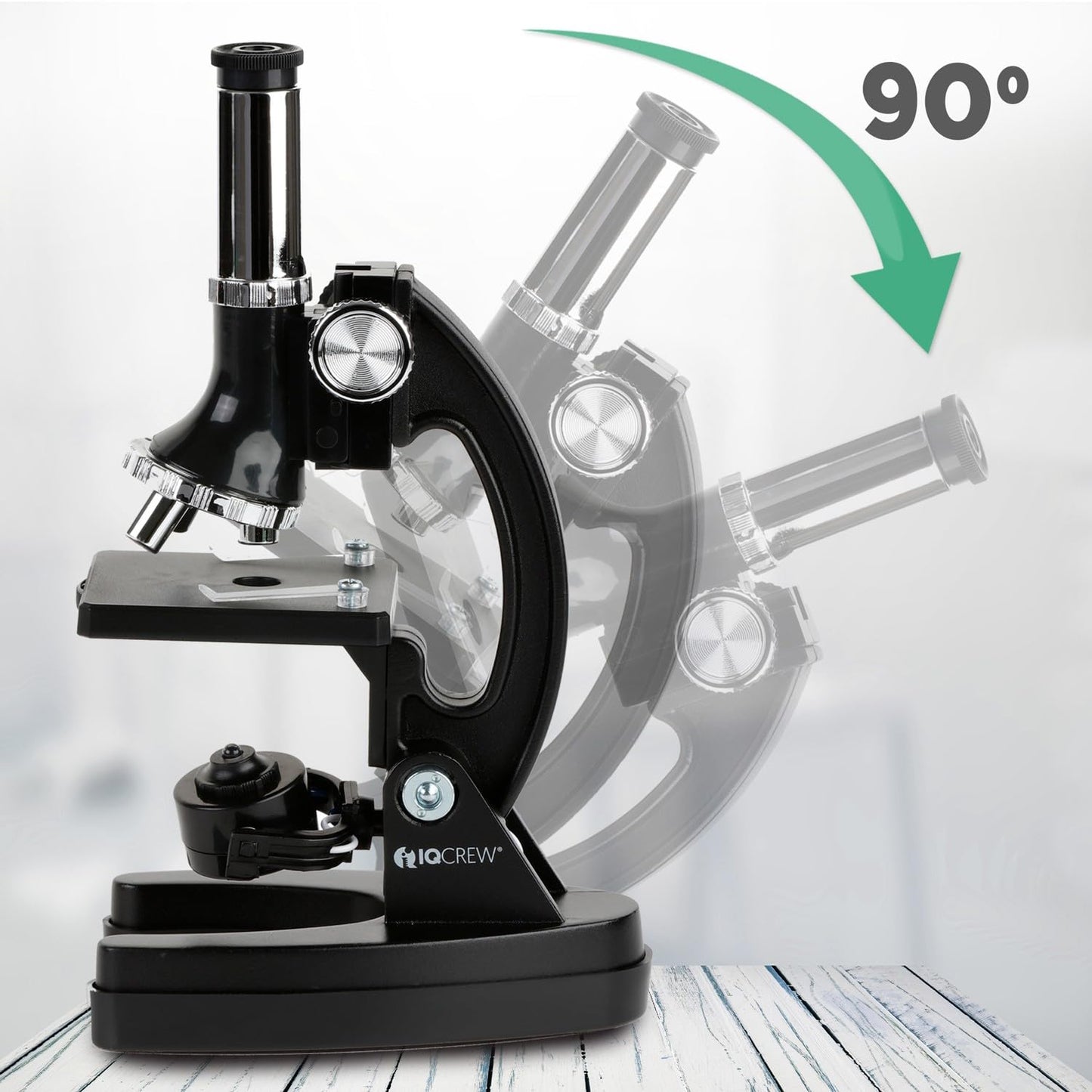 AmScope M30 Series 52-Piece STEM Microscope Kit for Kids | Portable Monocular Microscope