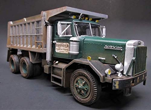 AMT Autocar Dump Truck Model Kit - 1/25 Scale Vintage Vehicle for Builders