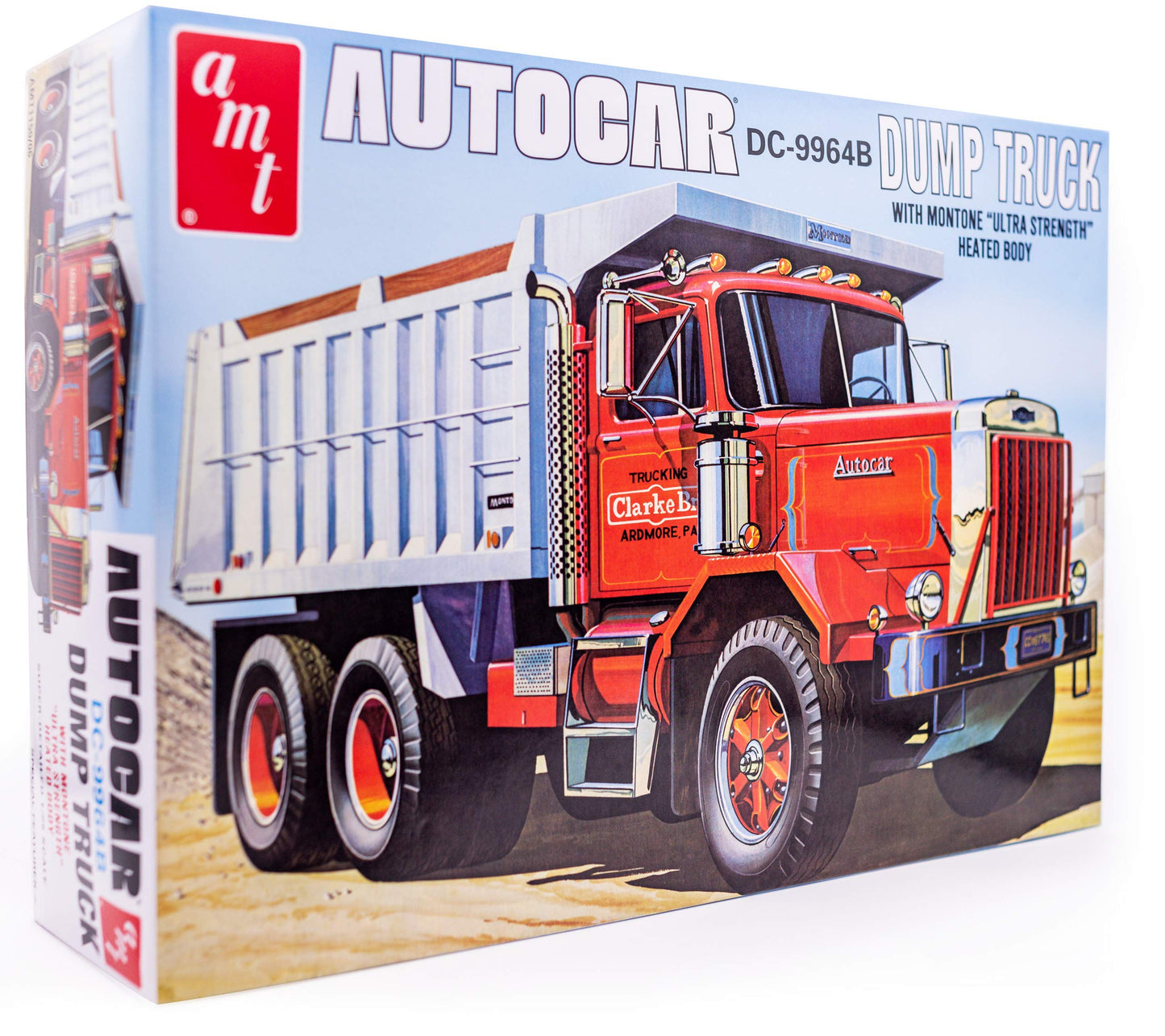 AMT Autocar Dump Truck Model Kit - 1/25 Scale Vintage Vehicle for Builders