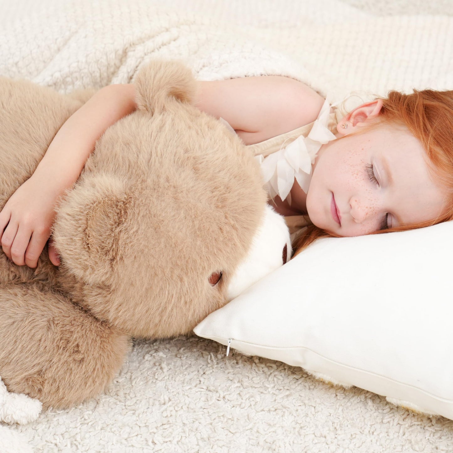 AmyToo Weighted Bear Plush 25in, 4.5 lb – Cozy Hug Toy for All Ages